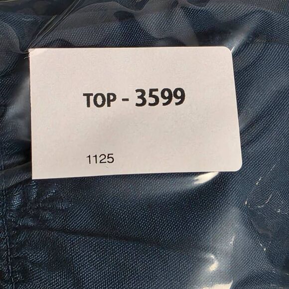 Old Navy Blue Embroidered Boho Peasant Top 2X - Picture 6 of 6